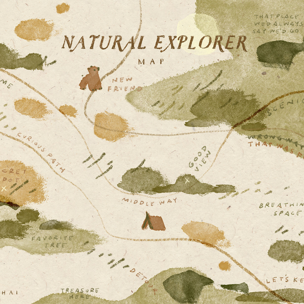 Explorer's Map | Poster