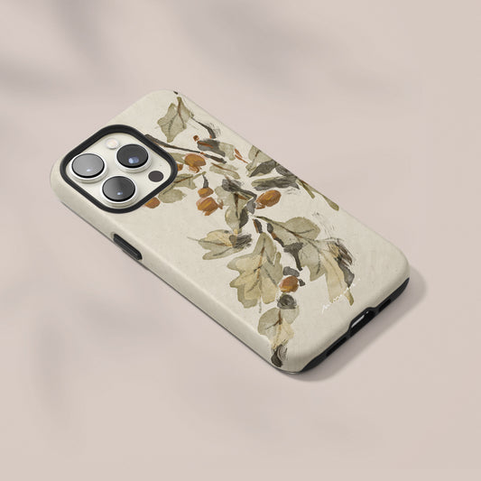 Acorn Leaves | Art Phone Case