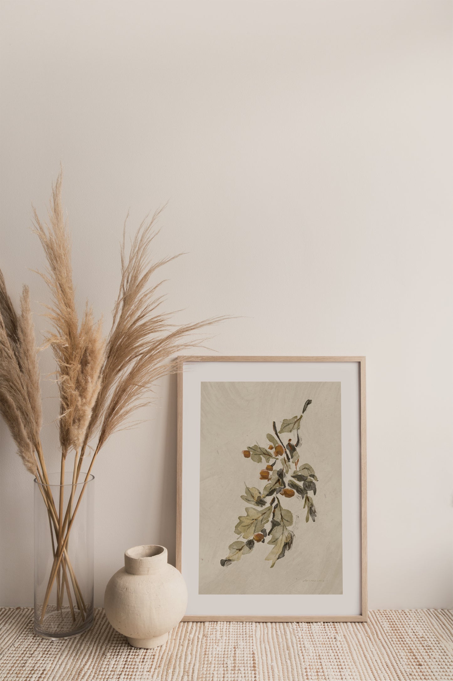 Acorn Leaves | Wall Art