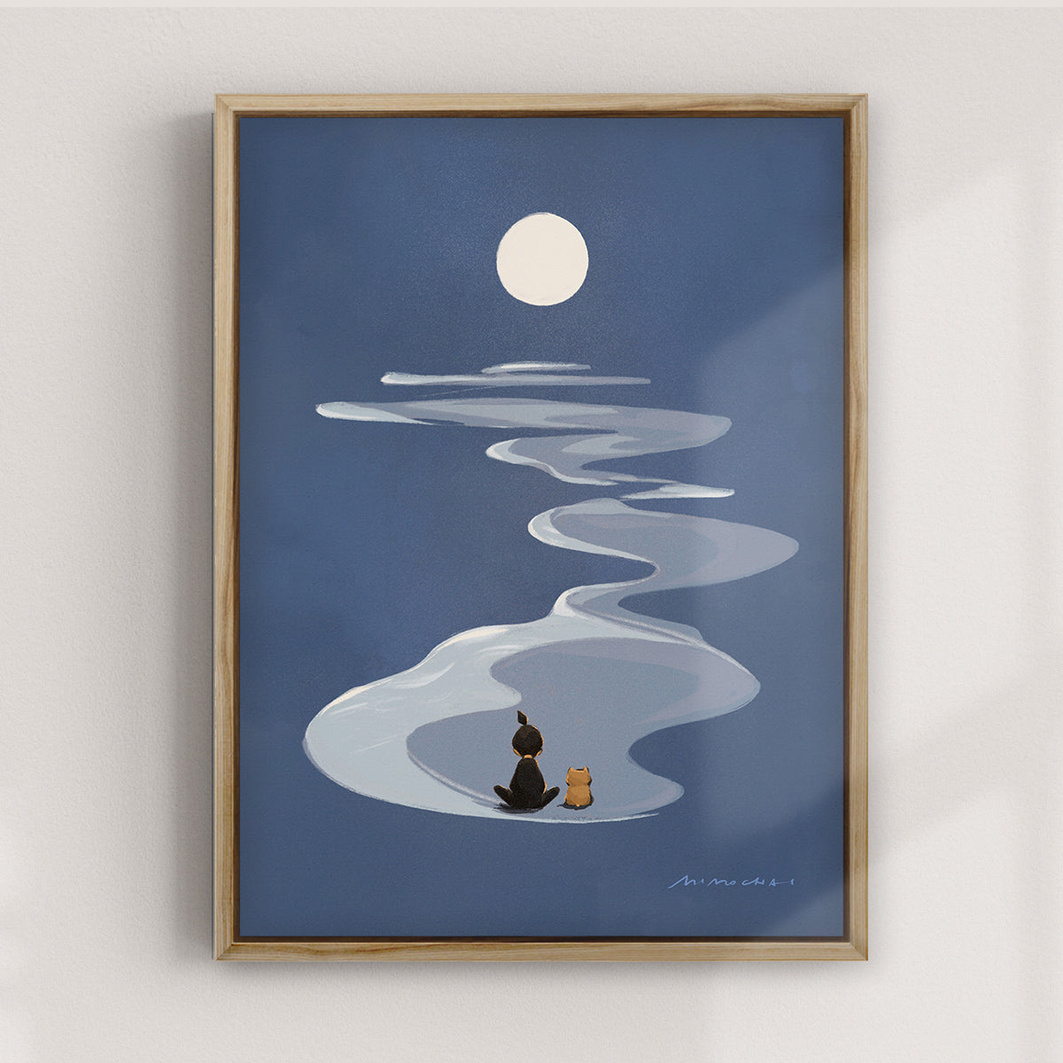 Moonlit Meditation | Wall Art