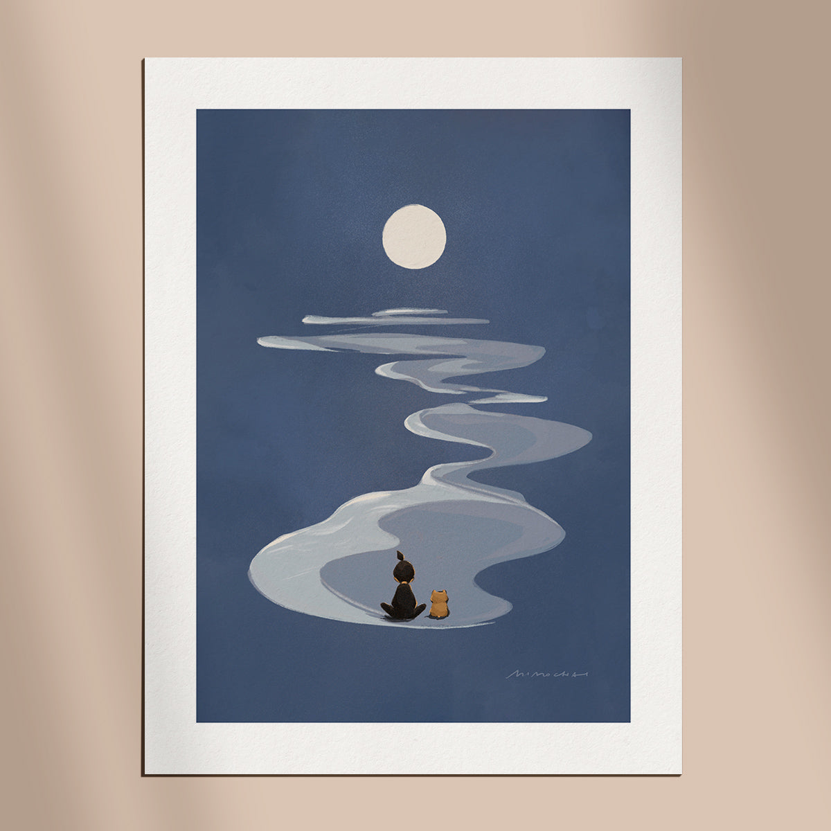 Moonlit Meditation | Wall Art