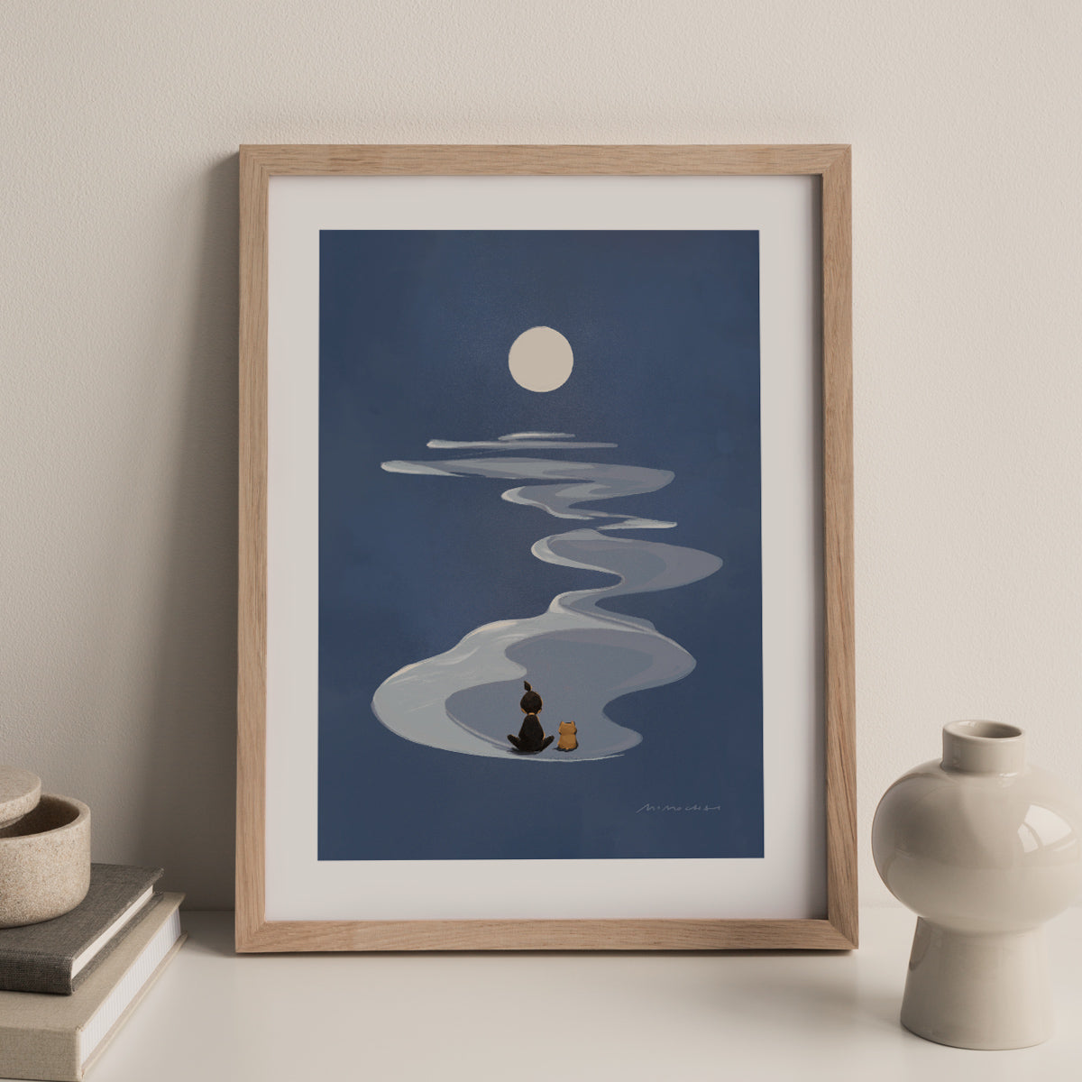 Moonlit Meditation | Wall Art