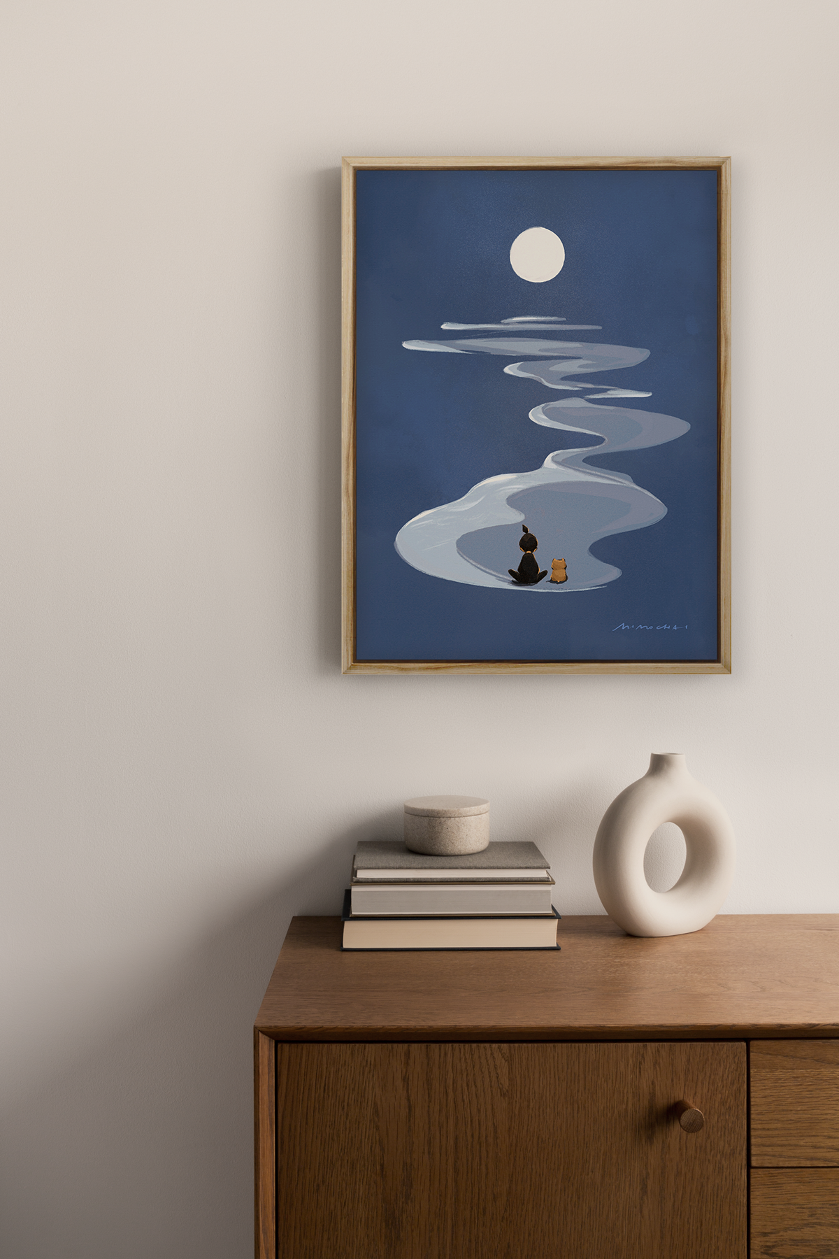 Moonlit Meditation | Wall Art