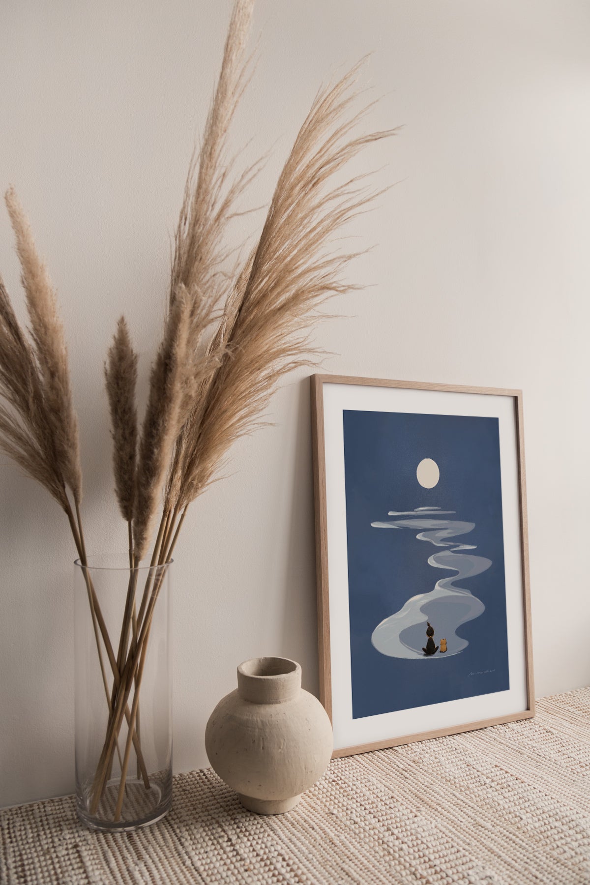 Moonlit Meditation | Wall Art