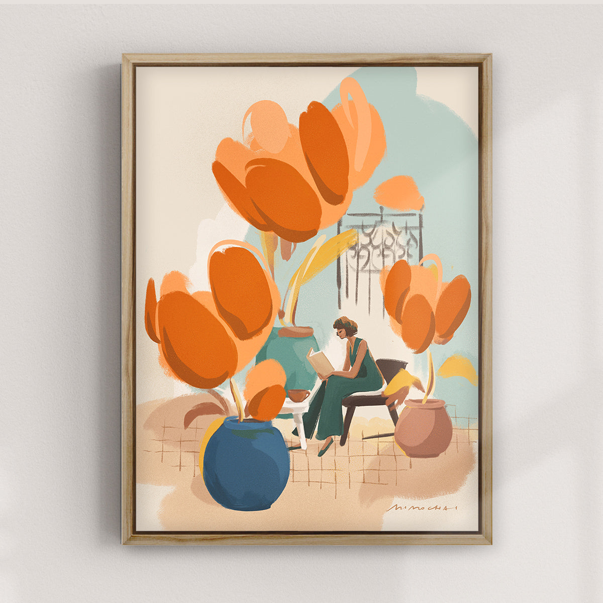 The Courtyard | Wall Art